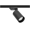 Lampy na szynie czarne 4x oprawa PIVOT + 2x szyna 1m łącznik zasilający 3 fazowy