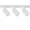 Oświetlenie szynowe białe 3x oprawa PIVOT + szynoprzewód 1,5 m 3 fazowy