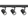 Reflektory-sufitowe-na-szynie-czarne-3x-oprawa-PIVOT-MINI-+-szyna-1,5-m-3-fazowa