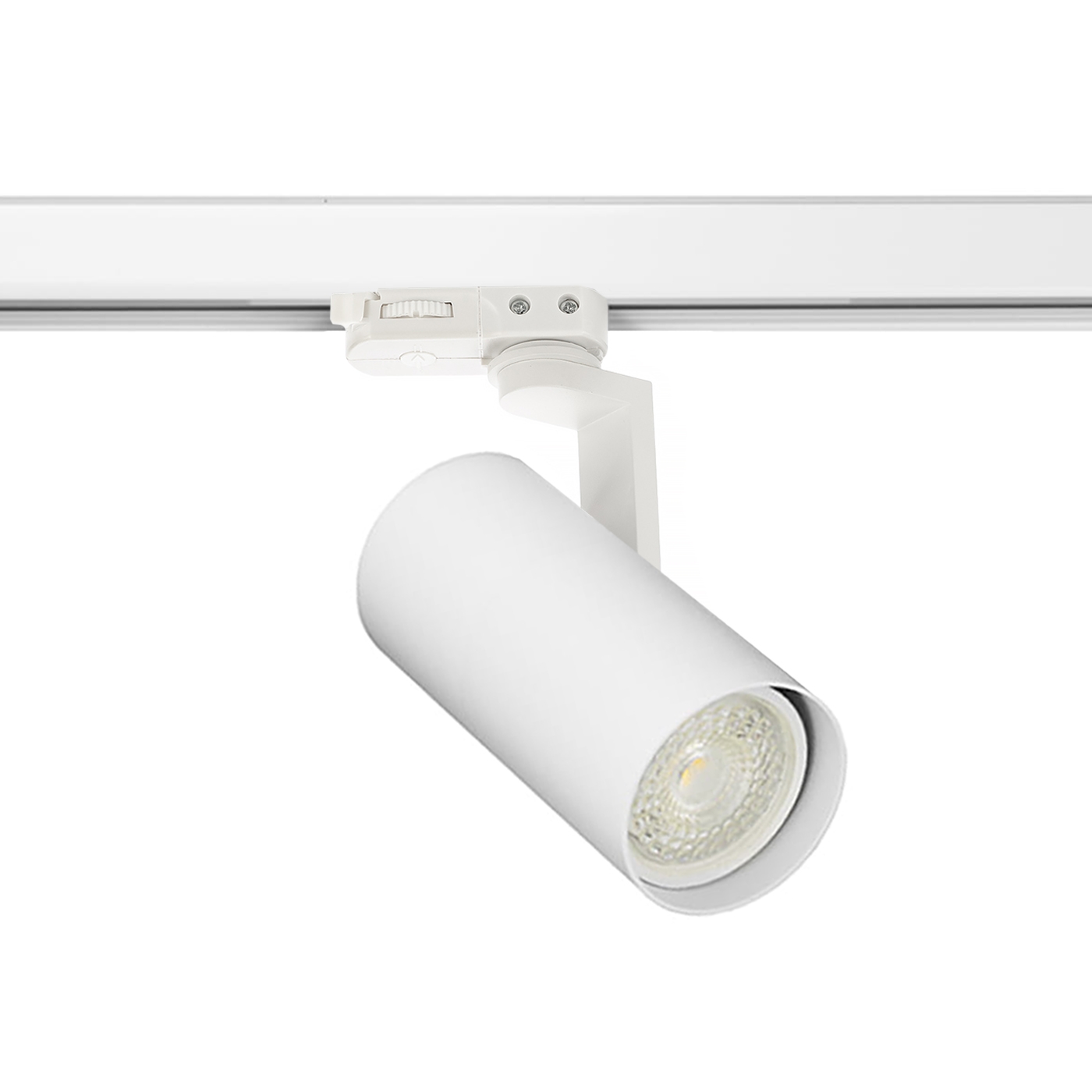 Reflektor szynowy na żarówkę GU10 biały PIVOT EDGE 3 fazowy