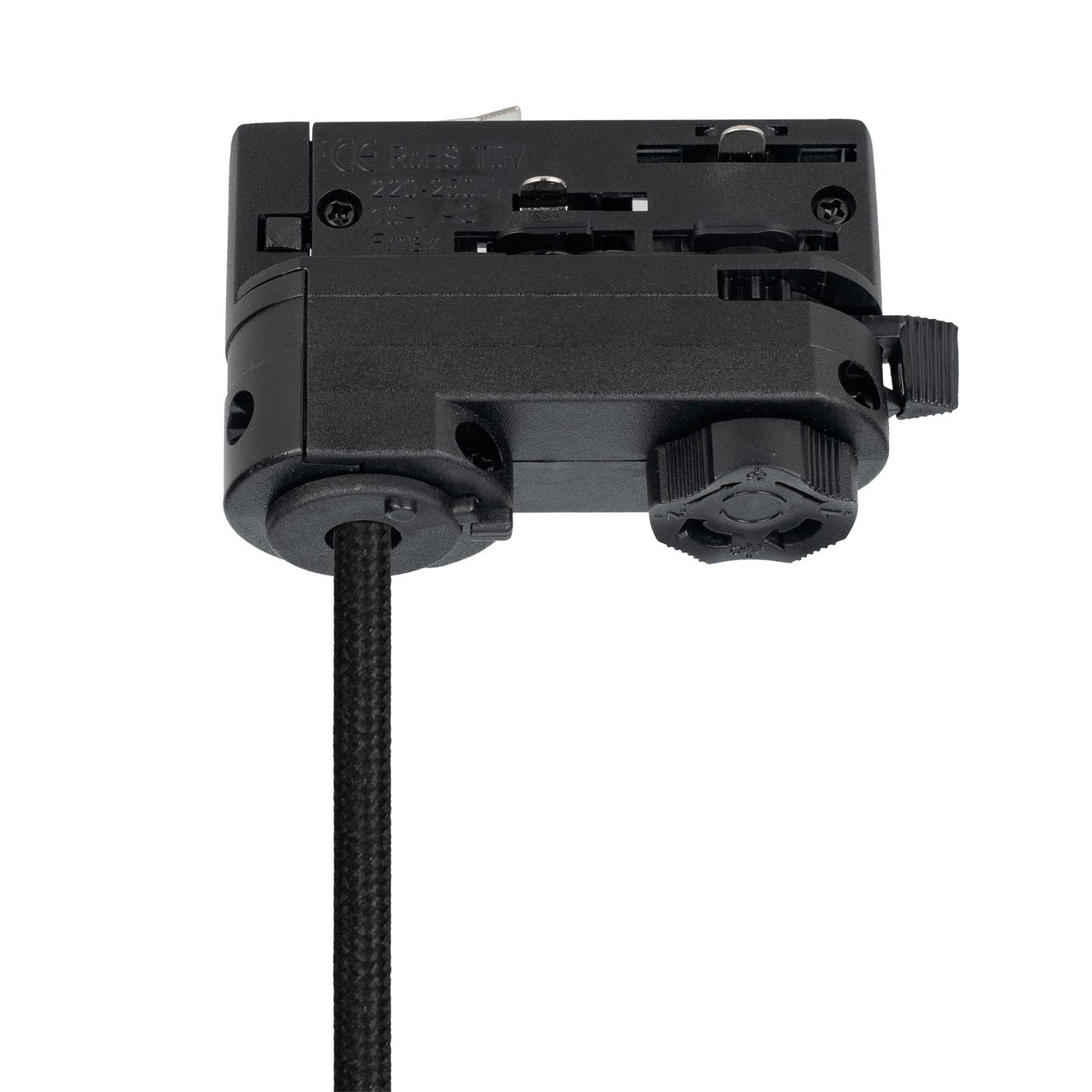 Adapter 3-fazowy czarny do szynoprzewodów