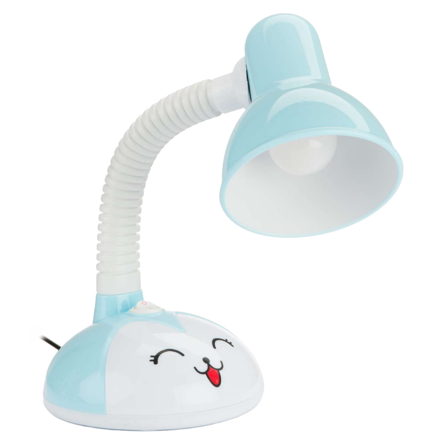 Lampka na biurko niebieska E27 z włącznikiem