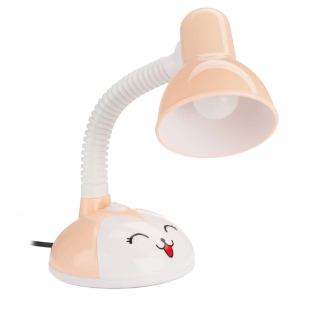 Lampka na biurko dla dziewczynki morelowa E27