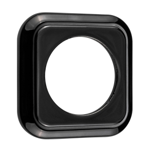 Ramka ceramiczna pojedyncza kwadratowa podtynkowa czarna