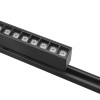 Lampa szynowa liniowa AXON DOT 24W LED 45 cm czarna 3000K 3-fazowa