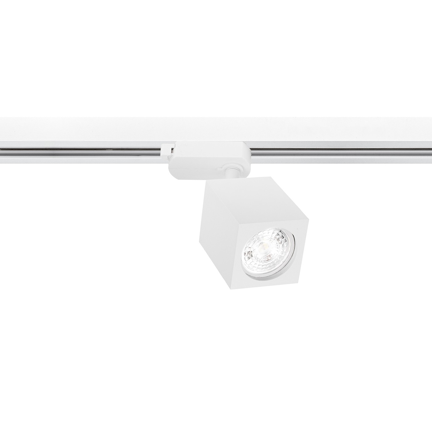 Lampa szynowa 1 fazowa biała PIVOT DICE
