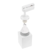 Lampa szynowa 1 fazowa biała PIVOT DICE