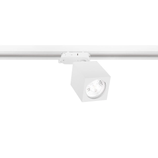 Lampa szynowa biała sześcian PIVOT DICE 3 fazowa