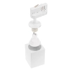 Lampa szynowa biała sześcian PIVOT DICE 3 fazowa