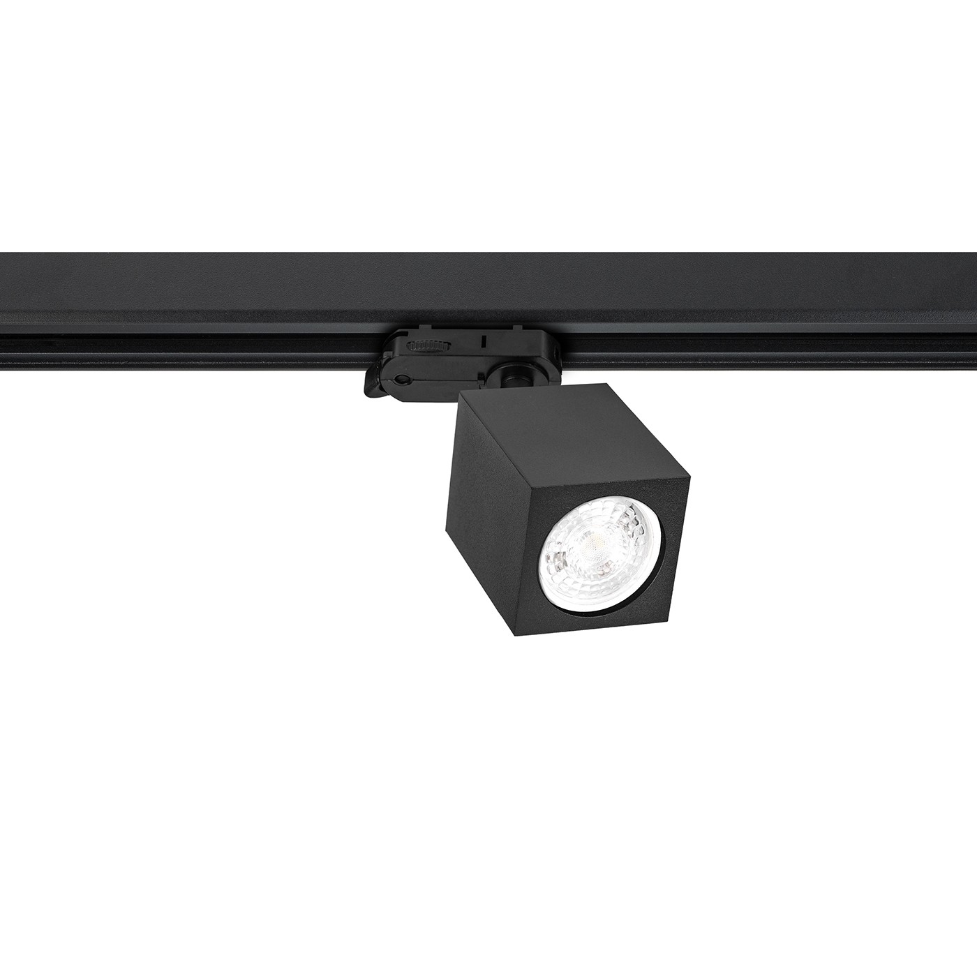 Lampa szynowa czarna sześcian PIVOT DICE 3 fazowa