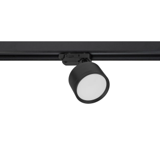 Lampa na szynoprzewód PIVOT GX53 czarna 3 fazowa