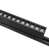 Lampa szynowa liniowa AXON DOT 25W LED 60 cm czarna 3000K 3-fazowa