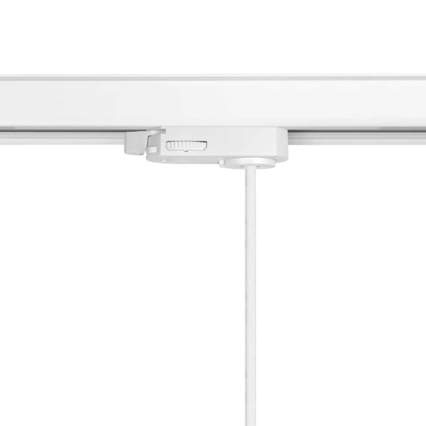 Adapter do szynoprzewodu 3 fazowy slim biały