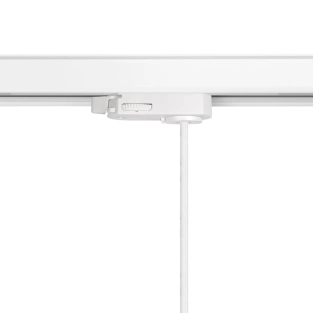 Adapter do szynoprzewodu 3 fazowy slim biały