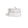 Adapter do szynoprzewodu 3 fazowy slim biały