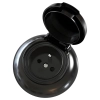 Loftica Gniazdo z uziemieniem French IP44 czarne