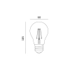 Żarówka LED FGS 7W E27 barwa NEUTRALNA 360 Line
