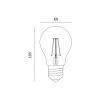 Żarówka filamentowa LED FGS 10W E27 4000K Kobi