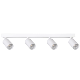 Lampa sufitowa biała 4 punktowa ruchome reflektorki na listwie NEXA 4 4xGU10