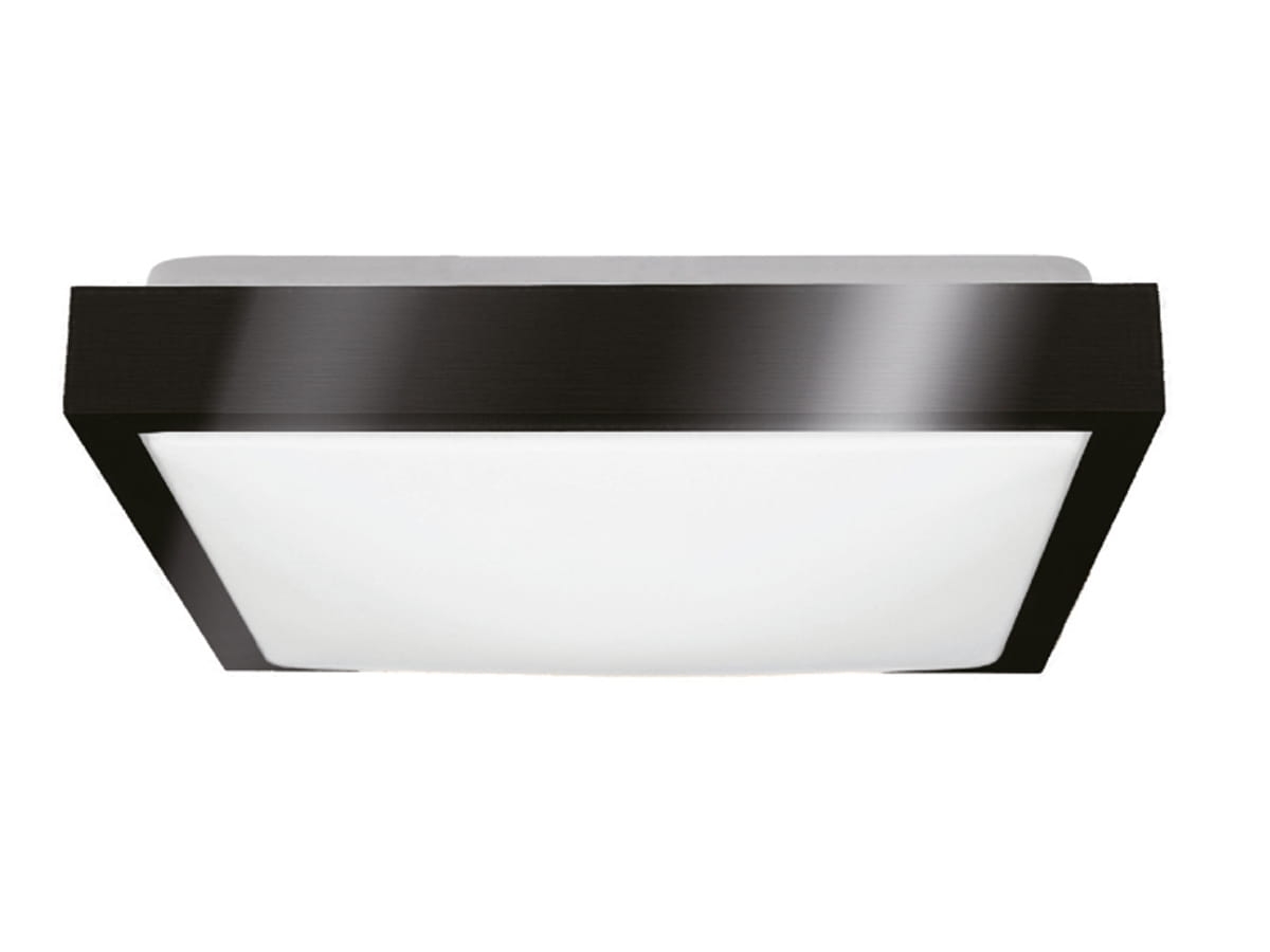 Plafon kwadratowy samira b czarny 42x42