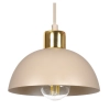 lampa wisząca beżowa