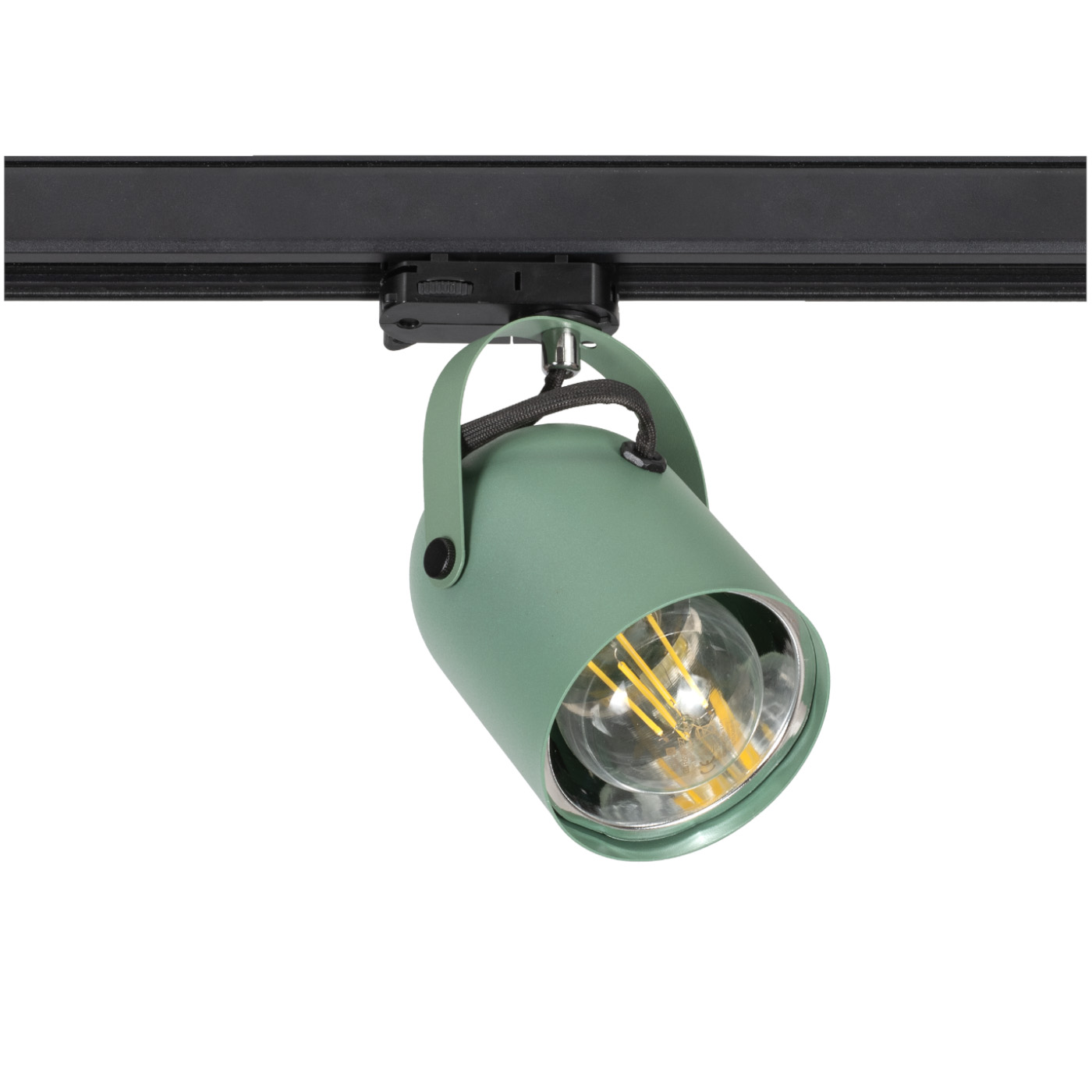 Lampa szynowa 3 fazowa PIVOT E27 oliwkowa