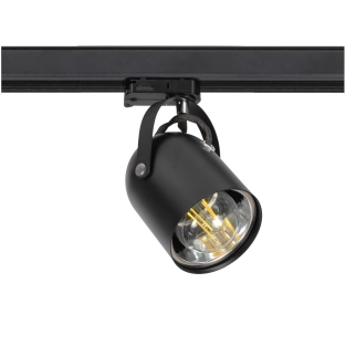 Lampa szynowa czarna PIVOT E27 3-fazowa