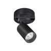 Baza sufitowa okrągła czarna do montażu lamp szynowych 3 Fazowych plus lampa pivot 3 fazowa