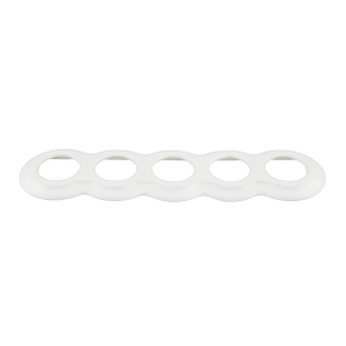 Ramka ceramiczna pięciokrotna biała typ-8 CR168