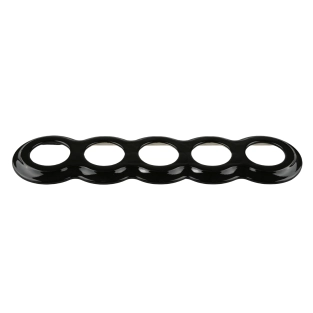 Ramka ceramiczna pięciokrotna czarna typ-8 CR169