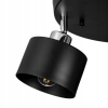 Czarna lampa przysufitowa 3 punktowa
