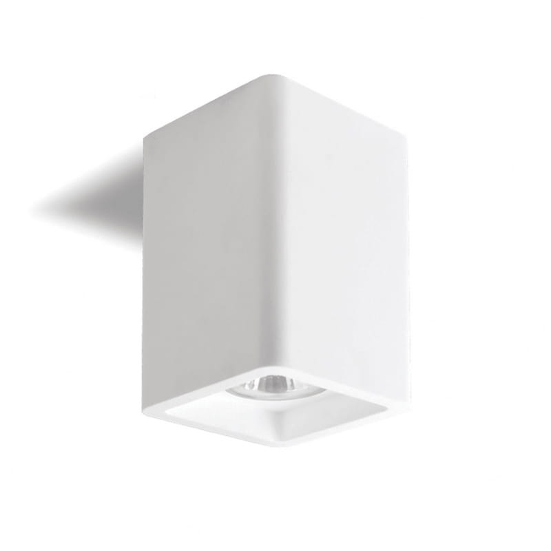 Lampa gipsowa do malowania biała NAOS GU10