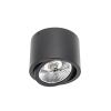 Lampa sufitowa tuba regulowana czarna CHLOE AR111 GU10