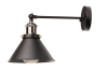 Kinkiet czarny BLACK PEARL loft 1xE27