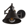 Kinkiet loftowy czarny regulowany