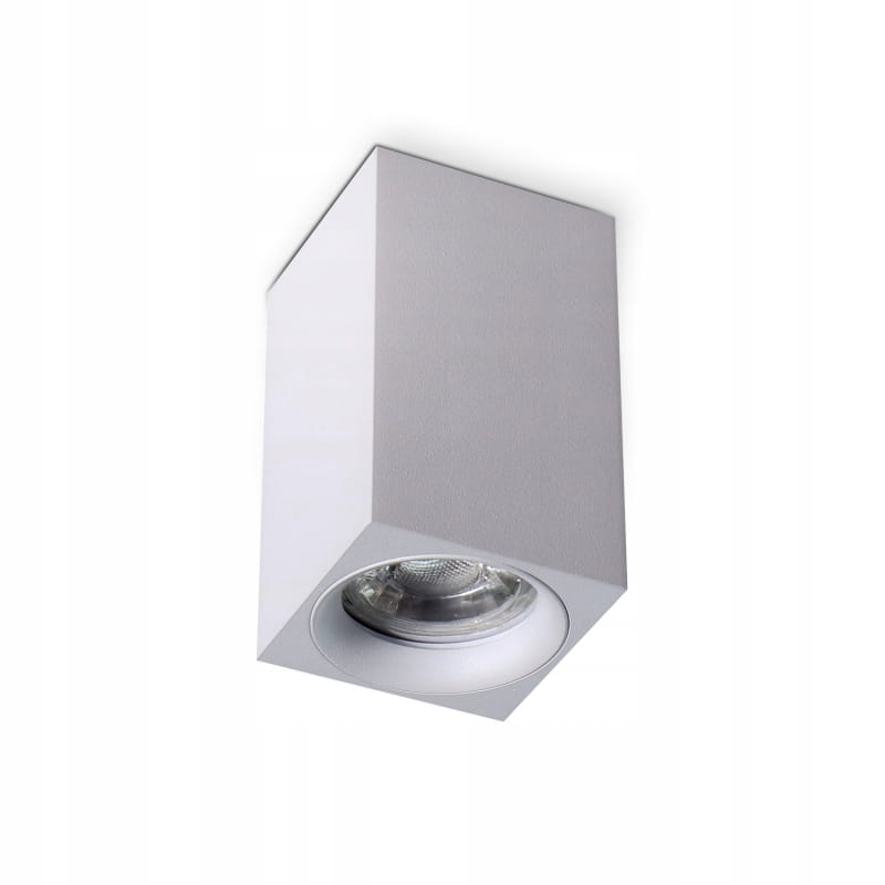 Halogen sufitowy kwadratowy biały Mango Kobi