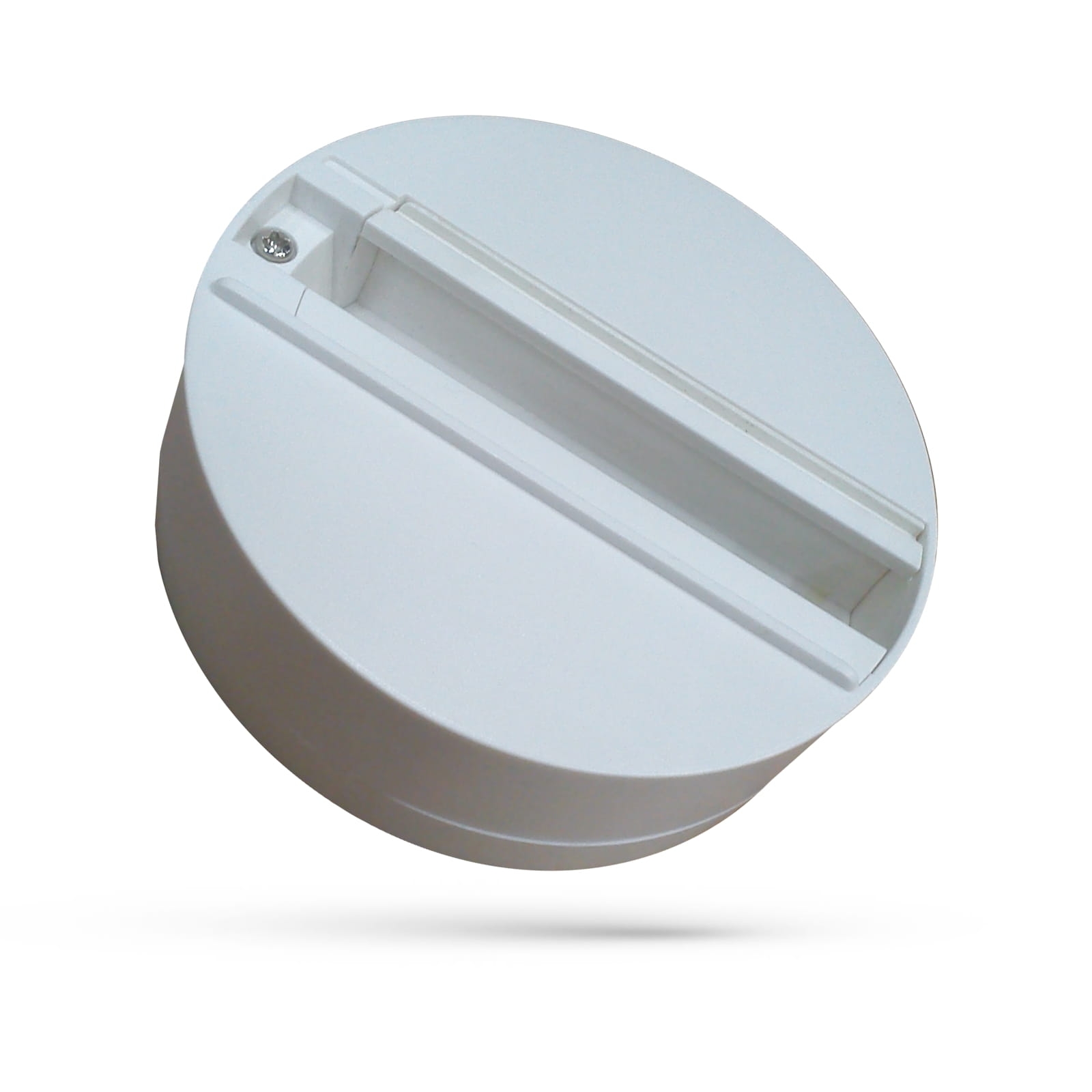 Baza sufitowa do lamp szynowych 3-fazowych biała