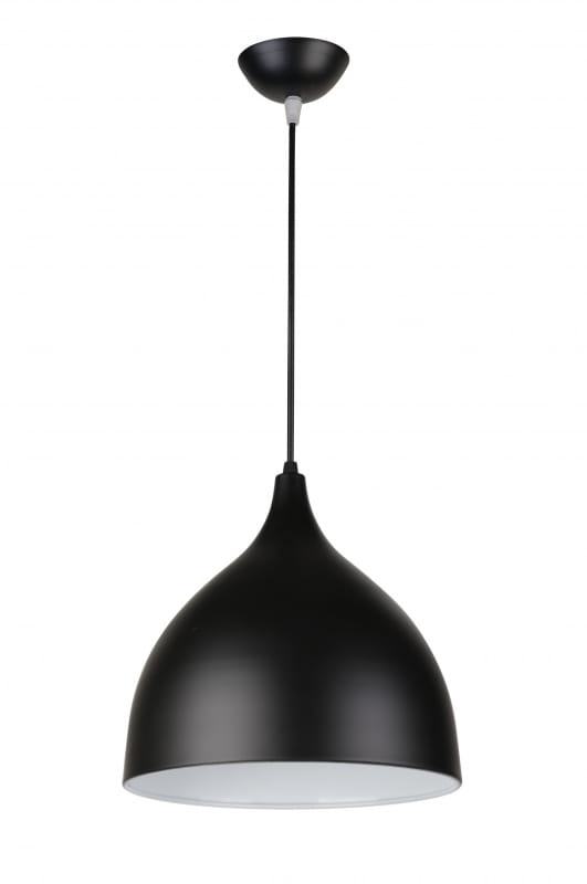 Lampa wisząca czarna DESGAR E27