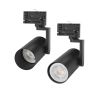 Lampa szynowa trójfazowa czarna na żarówkę GU10