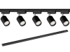 Zestaw oświetlenia szynowego 2m czarny