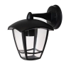 Latarenka ścienna na zewnątrz czarna wisząca