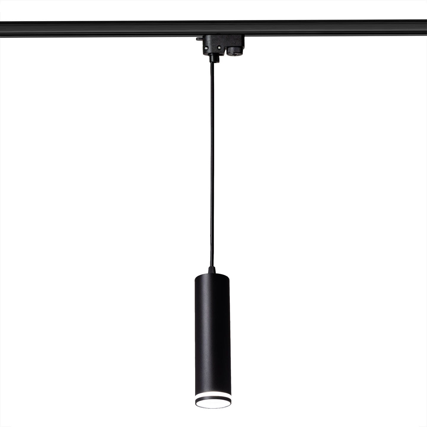 Lampa szynowa wisząca RING czarna GU10 1-fazowa