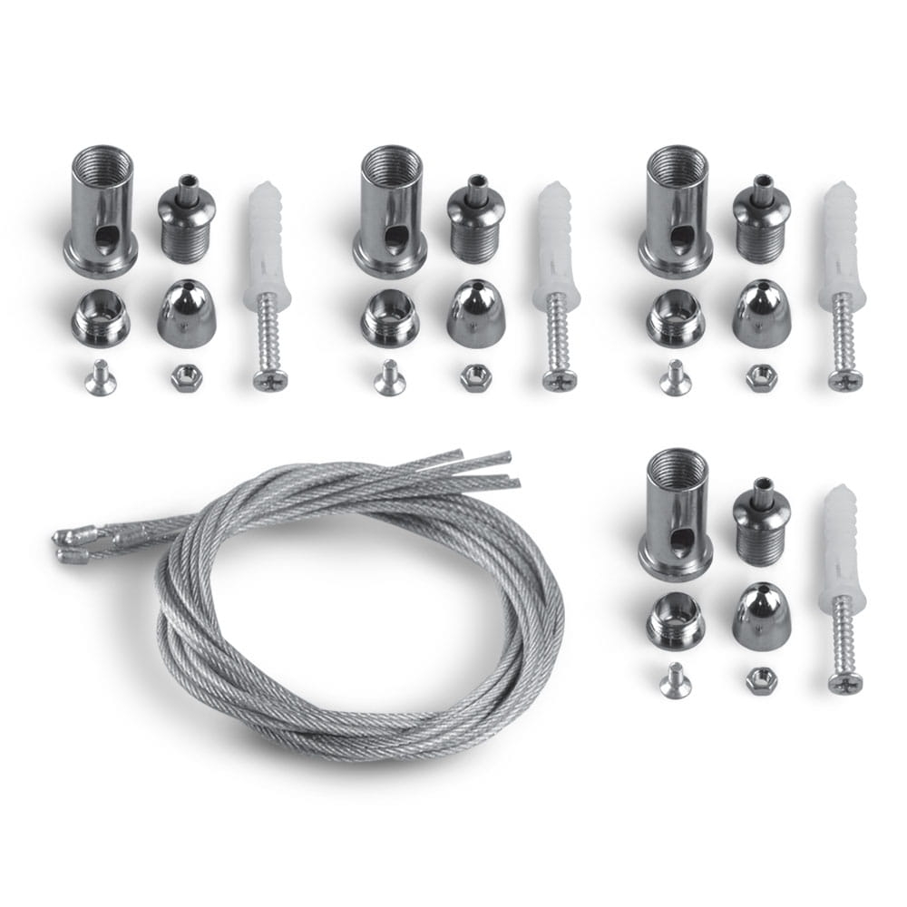 Zestaw 4 linek montażowych do paneli LED 60cm