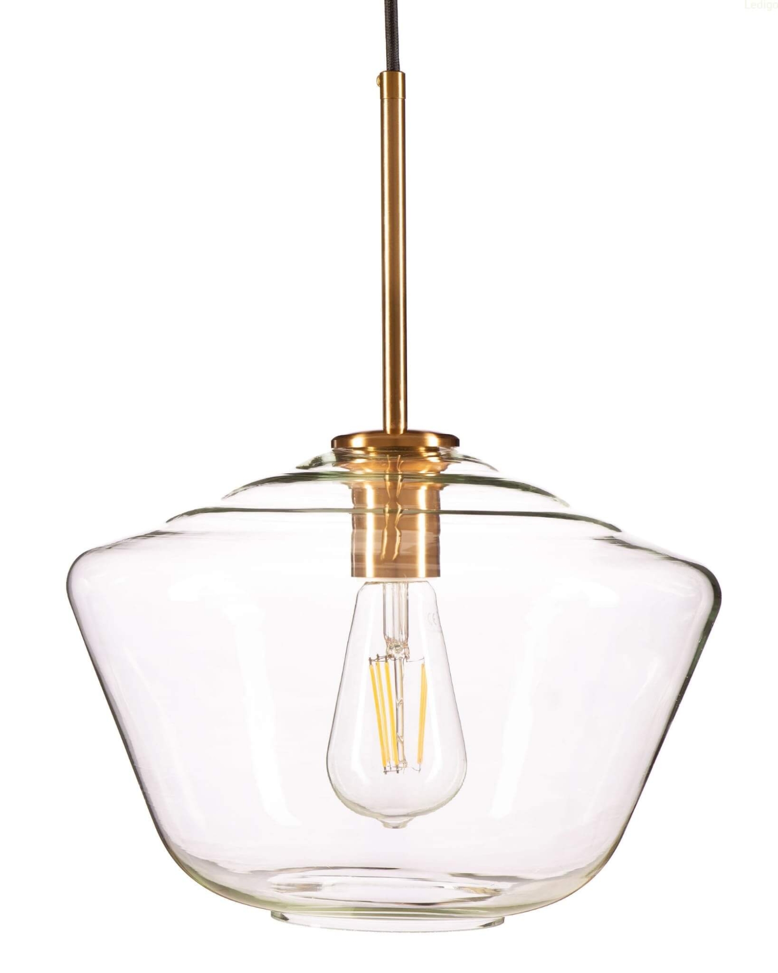 Lampa wisząca szklana PARIS przezroczysta