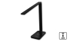 Lampa biurkowa czarna LED usb dotykowa