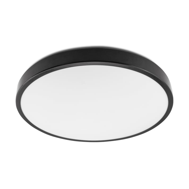 Plafon z czujnikiem ruchu czarny IP44 ZOE 24W neutralny 4000K