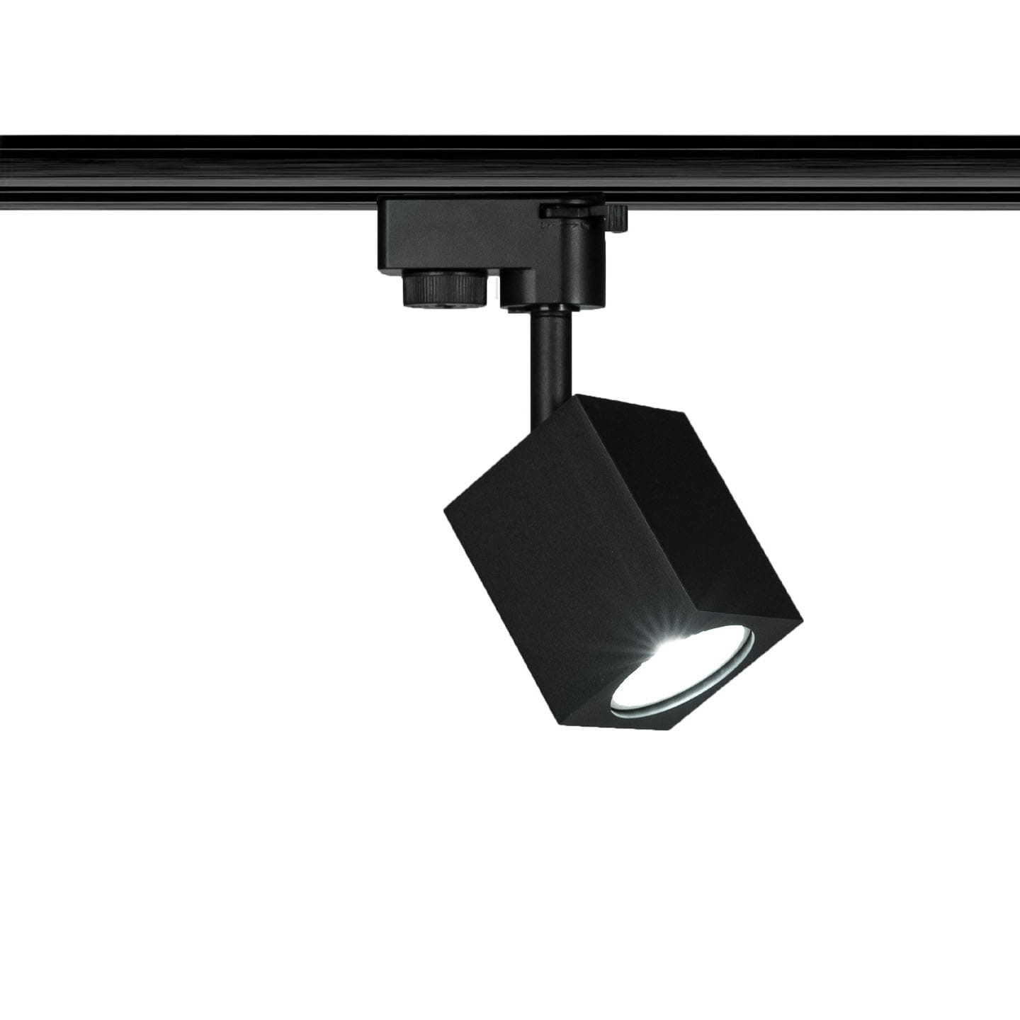 Lampa szynowa czarna sześcian GU10 BRICK 1-fazowa