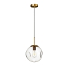 Lampa wisząca kula szklana LAVA przezroczysta