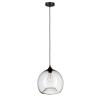 Lampa wisząca kula szklana ONYX przezroczysta