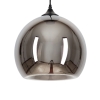 Lampa wisząca kula szklana ONYX grafitowa
